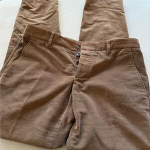 Gucci mens Brown Corduroy Pants